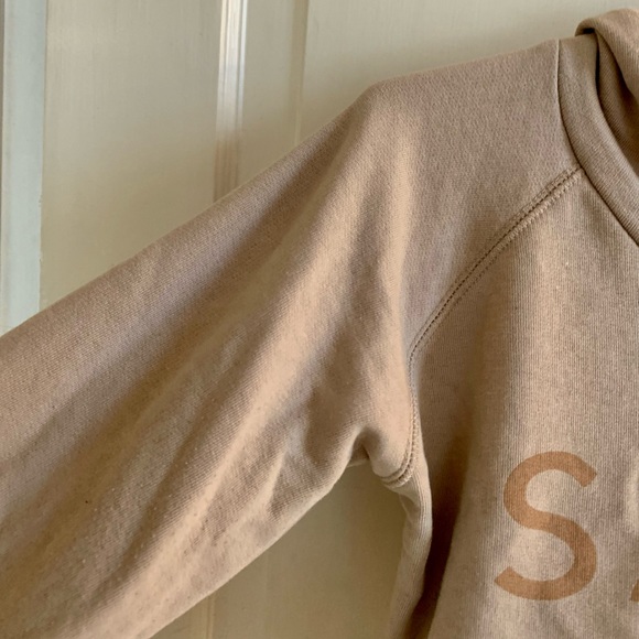 SASKI COLLECTION cropped tan hoodie - Picture 6 of 16
